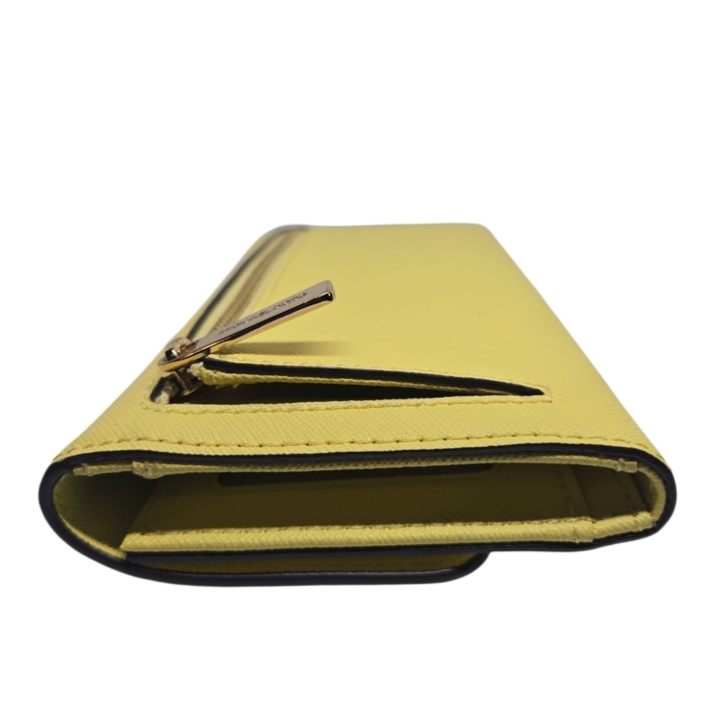 Michael Kors Trifold Wallet Sunshine Yellow - Picture 4 of 9